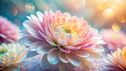 Fototapeta premium Intricate Spring Petals: Close-up Macro Photography of Delicate Flower Blooms