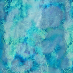 Abstract watercolor  blue background texture