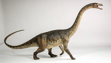 Obraz premium Elasmosaurus in full view on studio background