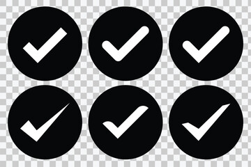 Checkmark Illustration. Social media and Profile Verified badge icon. Blue check mark icon. Approved, Accept, Instagram verified badge icon. vector illustration.