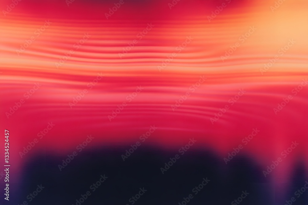 Aufkleber blurred horizontal lines create a gradient of multiple vibrant colors