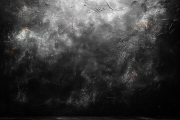 Obraz premium dark black textured grunge cement concrete wall background