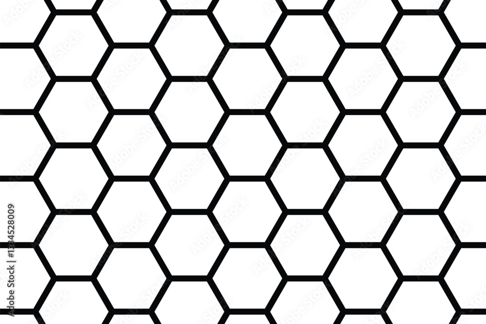 Poster net seamless pattern. hexagon pattern. abstract honeycomb background in grey color. honeycomb hexago