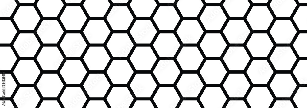 Poster net seamless pattern. hexagon pattern. abstract honeycomb background in grey color. honeycomb hexago