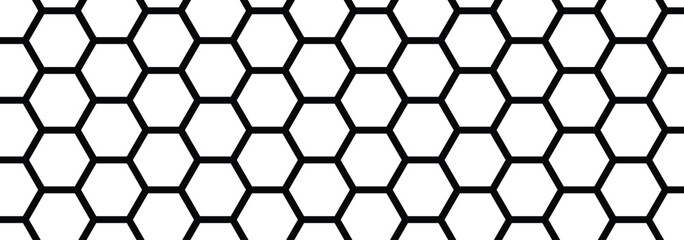 Net seamless pattern. Hexagon pattern. Abstract honeycomb background in grey color. honeycomb hexagon background. 