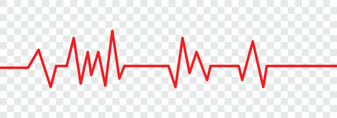 Heart pulse icon symbol. Cardiogram line icon, sign. Heartbeat line icon. Pulse rate monitor. Life line icon vector. Vector illustration.