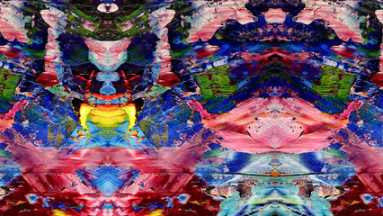 Abstract art background . Hand painting artwork on canvas .