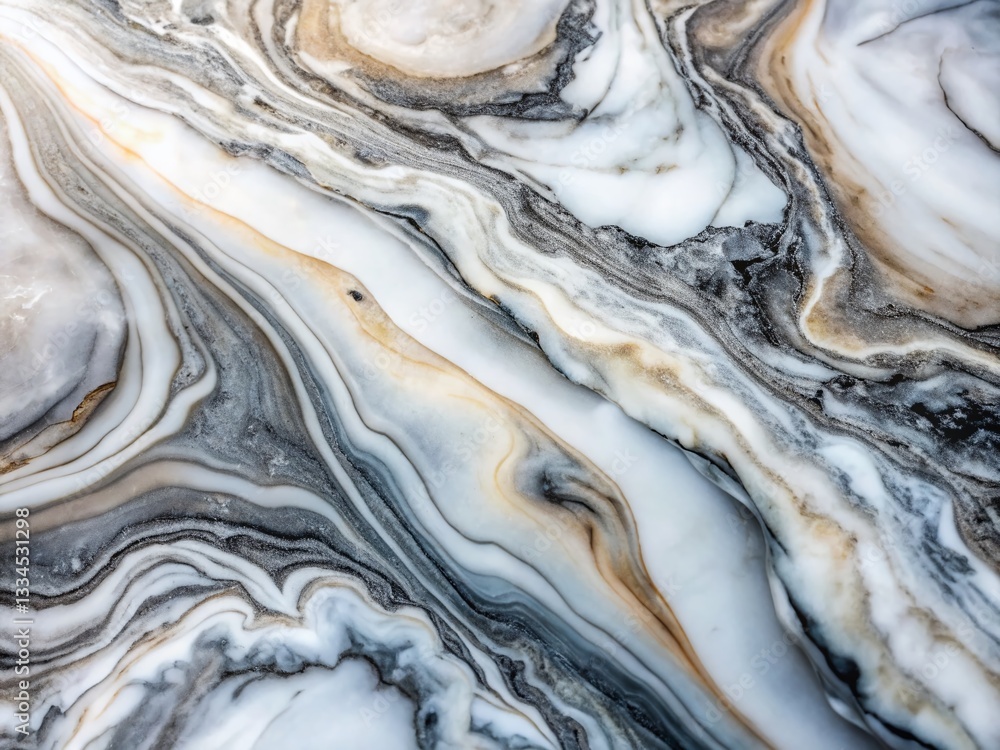 Poster macro close-up of intricate marble texture background