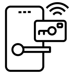 Card key icon