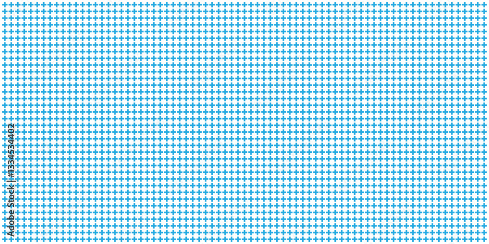 Poster plus signs blue pattern seamless. seamless grid pattern. abstract geometric texture with faded blue 