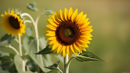 Fototapeta premium sunflower in the field