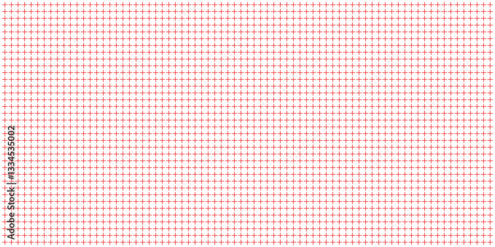 Poster cross seamless pattern in red and white color. cross or plus symbol decoration illustration vector. 