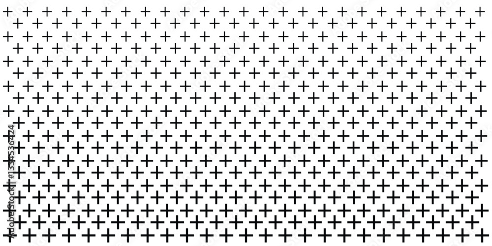 Poster seamless cross patterned texture for backgrounds. black and white greek cross pattern background. ho