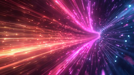 Fototapeta premium Exploring the Allure of Technology Line Radial Backgrounds: A Visual Dive