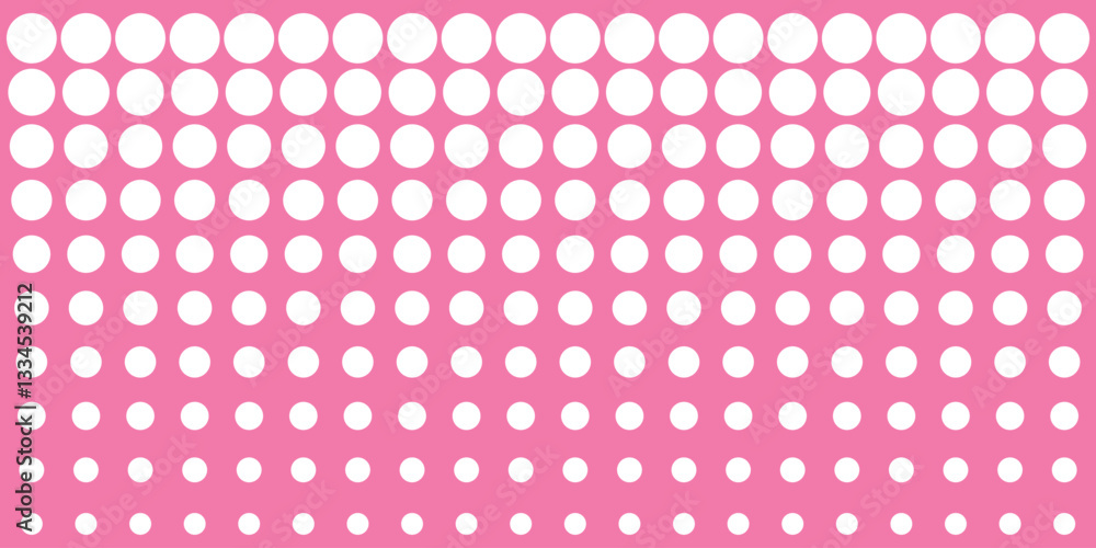 Poster seamless polka dot background. polka dot red black gradient halftone pattern. abstract halftone dots