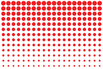 Seamless Polka dot background. Polka dot red black gradient halftone pattern. Abstract halftone dots. Dots Gradient Halftone.  © Creativus Illustria