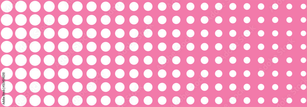 Poster seamless polka dot background. polka dot red black gradient halftone pattern. abstract halftone dots