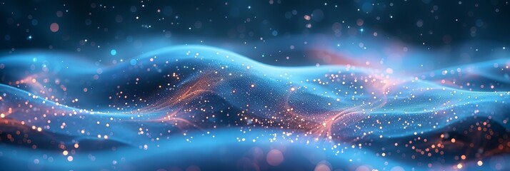 Obraz premium Light Blue Abstract Minimalistic Background with Clean Lines and Geometric Shapes