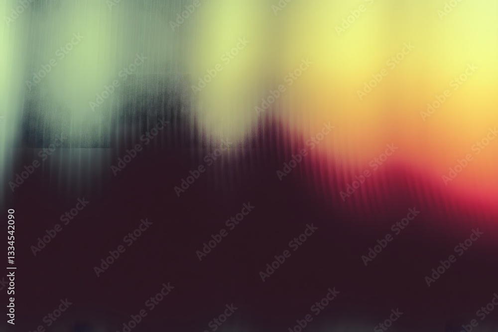 Poster blurred abstract digital image depicting various colors and light gradients