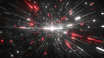 Fototapeta premium Exploring the Allure of Technology Line Radial Backgrounds: A Visual Dive