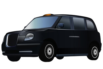 Black cab london taxi
