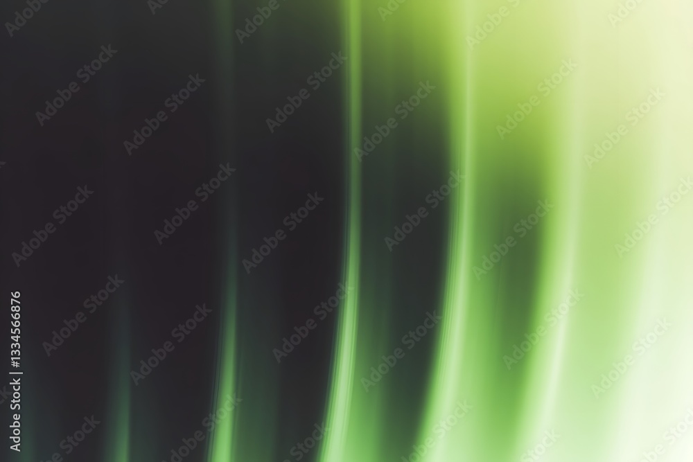 Poster abstract green and dark gradients form vertical light patterns