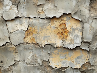 Obraz premium Concrete Texture Background with Cracked Grunge Details