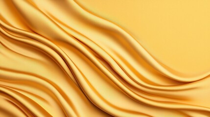 Obraz premium golden background glitter and harmony, A close-up of flowing golden fabric, showcasing its soft texture and elegant drapes, creating a luxurious and warm ambiance.