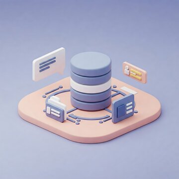 Database. Computer data management