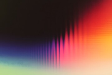 Abstract composition featuring graded colors and vertically aligned shadows