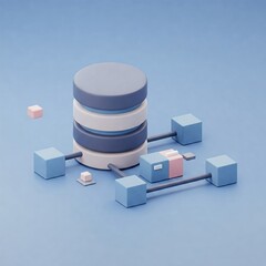 Database. Computer data management
