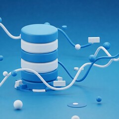 Database. Computer data management