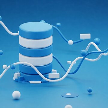 Database. Computer data management