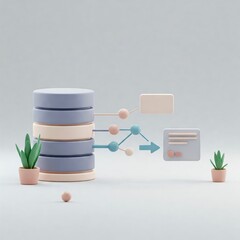Database. Computer data management
