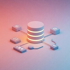 Database. Computer data management