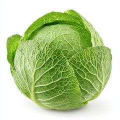 Obraz premium Fresh Green Savoy Cabbage