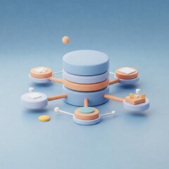 Database. Computer data management