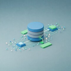Database. Computer data management