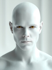 Futuristic Bodypainting – Art and Technology
Description: A model in neon bodypainting blends art with futurism. Vivid colors and cybernetic patterns create a mesmerizing effect.