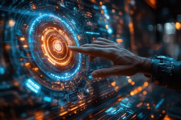 Cybersecurity Alert for Data Protection Against Hacking and Malware Threats in the Digital Workspace