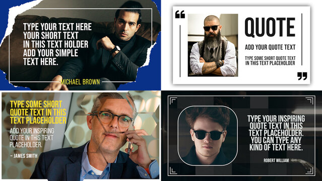 Quote Titles with Photo