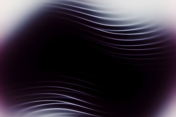 Wavy light streaks across a dark and blurred abstract background