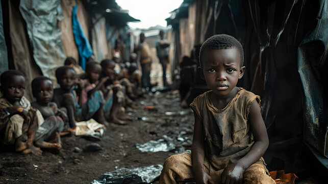starving children. people are suffering from hunger. poor countries. children are dying of hunger. International Day for the Eradication of Poverty
