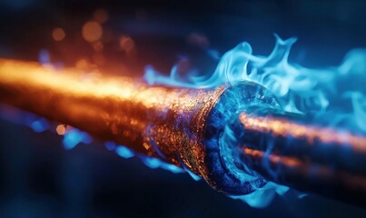 Heated Metal Pipe