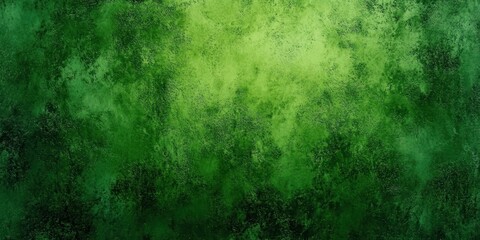 Obraz premium Abstract Green Grunge Texture Background Vintage Aged Wall Surface with Soft Brush Strokes and Vibrant Green Shades for Art Design and Construction