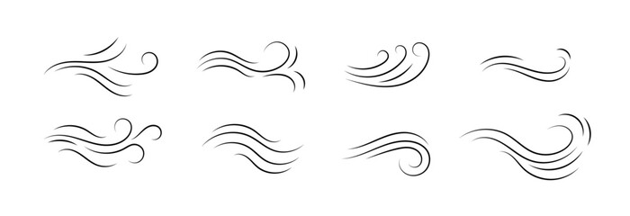 A collection of wave and swirl designs, ideal for adding style and flair to creative projects.