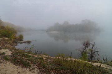 fog over the river