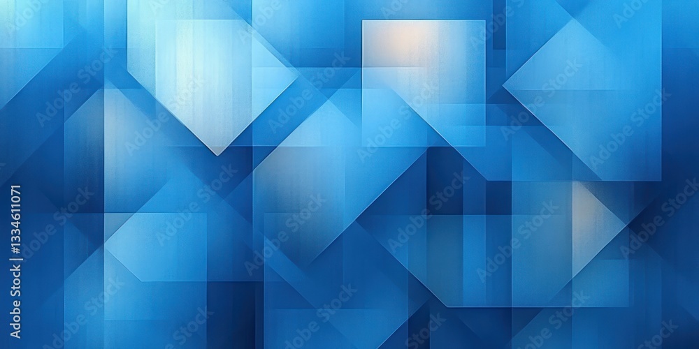 Aufkleber abstract geometric blue background modern design with futuristic shapes and soft gradients for busin