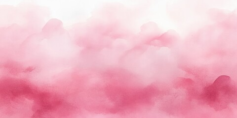 Fototapeta premium Abstract Soft Pink Watercolor Background, Dreamy Aesthetic Texture, Light Pastel Pink Gradient, Airy Decorative Paper, Flowing Acrylic Ink Design
