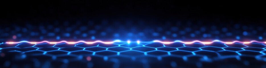 Futuristic Medical Background with Hexagonal Patterns for Health Care Innovation in Science and Technology